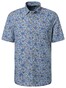 Pierre Cardin Flowers Button Under Denim Academy Shirt Blue