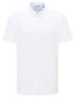 Pierre Cardin Futureflex 2-Tone Pique Overhemd Wit