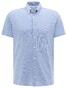 Pierre Cardin Futureflex 2-Tone Pique Shirt Mid Blue