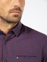 Pierre Cardin Futureflex Check Shirt Blue-Red