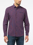 Pierre Cardin Futureflex Check Shirt Overhemd Blauw-Rood