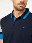 Pierre Cardin Futureflex Contrast Color Block Poloshirt Navy Blue Melange