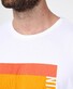 Pierre Cardin Futureflex Fantasy Logo Pattern T-Shirt Wit