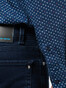 Pierre Cardin Futureflex Fantasy Multi Dot Overhemd Blauw-Grijs-Rood