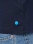 Pierre Cardin Futureflex Fantasy Pattern T-Shirt Navy Blue Melange