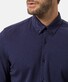 Pierre Cardin Futureflex Pique Shirt Dark Evening Blue