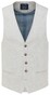 Pierre Cardin Gab Airtouch Linen Blend Waistcoat Mid Grey