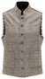 Pierre Cardin Gui Voyage Check Waistcoat Taupe