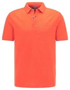 Pierre Cardin Jersey Tencel Uni Supersoft Polo Bittersweet Orange