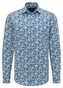 Pierre Cardin Kent Fine Floral Fantasy Overhemd Blauw