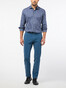 Pierre Cardin Le Bleu Check Overhemd Blauw-Wit