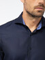 Pierre Cardin Le Bleu Slim Fit Shirt Dark Blue Extra Melange