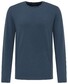 Pierre Cardin Long Sleeve Round Neck T-Shirt Dark Evening Blue