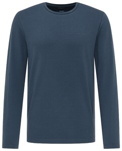 Pierre Cardin Long Sleeve Round Neck T-Shirt Donker Blauw