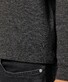 Pierre Cardin Longsleeve Jersey Bicolor Jacquard Mini Design Polo Zwart