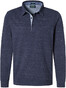 Pierre Cardin Longsleeve Polo Jersey Jacquard Poloshirt Blue