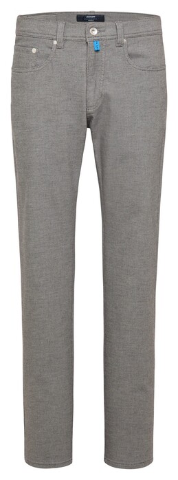 Pierre Cardin Lyon Tapered Futureflex Birdseye Fine Structure Pants Grey
