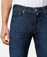 Pierre Cardin Lyon Tapered Futureflex Green Rivet Jeans Dark Blue Used Buffies