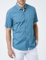 Pierre Cardin Minimal Structure Short Sleeve Shirt Aqua