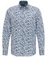 Pierre Cardin Modern Casual Denim Academy Floral Overhemd Blauw