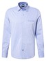 Pierre Cardin Modern Herringbone Overhemd Blauw