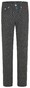 Pierre Cardin Modern Lyon 5-Pocket Check Pants Anthracite Grey