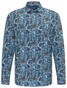 Pierre Cardin Paisley Floral Fantasy Overhemd Blauw-Multi