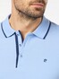 Pierre Cardin Piqué Airtouch Uni Fine Contrast Poloshirt Light Blue