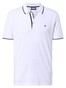 Pierre Cardin Piqué Airtouch Uni Fine Contrast Poloshirt White