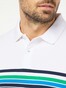 Pierre Cardin Piqué Futureflex Multi Stripe Poloshirt White