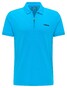 Pierre Cardin Piqué Futureflex Zip Comfort Stretch Poloshirt Bahamas Blue
