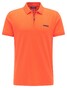 Pierre Cardin Piqué Futureflex Zip Comfort Stretch Poloshirt Bittersweet Orange