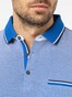 Pierre Cardin Piqué Tricolor Airtouch Poloshirt Blue