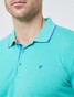 Pierre Cardin Polo Airtouch Piqué Turquoise