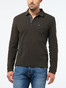 Pierre Cardin Polo Bicolor Structure Olive Brown