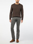 Pierre Cardin Round Neck Voyage Cable Sweater Pullover Brown