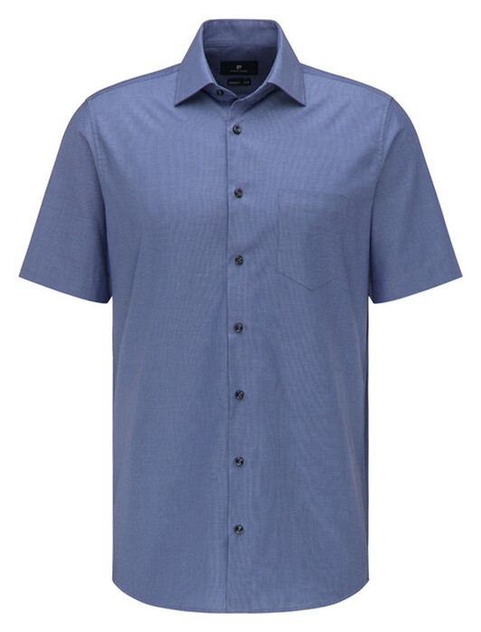 Pierre Cardin Short Sleeve Easy Care Shirt Navy