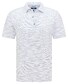 Pierre Cardin Silky Cotton Multi Fine Stripe Poloshirt White
