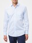 Pierre Cardin Subtle Stripe Kent Overhemd Licht Blauw
