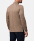 Pierre Cardin Supima Cotton Interlock Fine Subtle Stripe Effect Poloshirt Light Brown