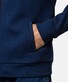 Pierre Cardin Sweat Zip Fine Striped Pattern Cardigan Blue