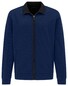 Pierre Cardin Sweat Zip Fine Striped Pattern Vest Blauw