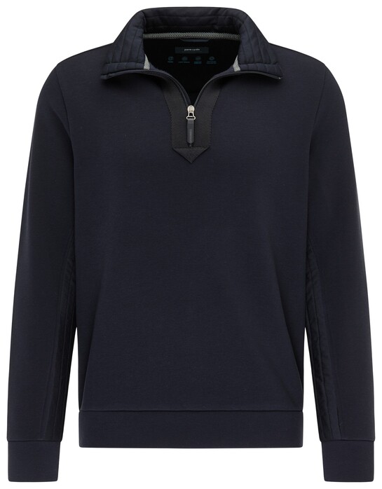 Pierre Cardin Sweatshirt Zip Pullover Navy