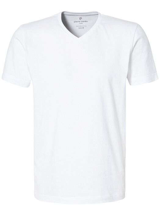 Pierre Cardin T-Shirt V-Neck 2Pack Wit