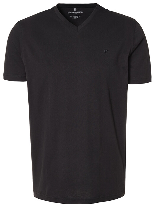 Pierre Cardin T-Shirt V-Neck 2Pack Zwart
