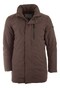 Pierre Cardin Tech Long Jacket Dark Brown Melange