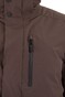 Pierre Cardin Tech Long Jacket Dark Brown Melange