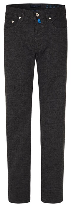 Pierre Cardin Two Tone Lyon 5-Pocket Pants Anthracite Grey