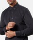 Pierre Cardin Uni Corduroy Button Down Overhemd Zwart