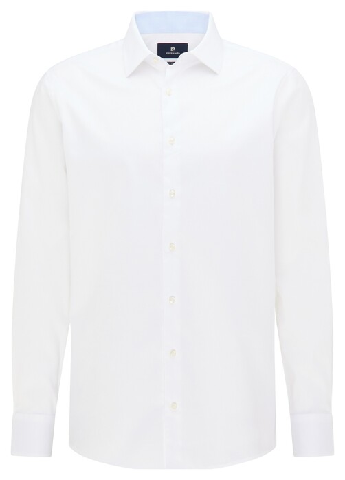 Pierre Cardin Uni Fine Structure Kent Shirt White